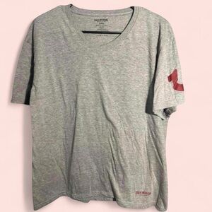 Men’s True Religion Tee Logo Grey Size Large